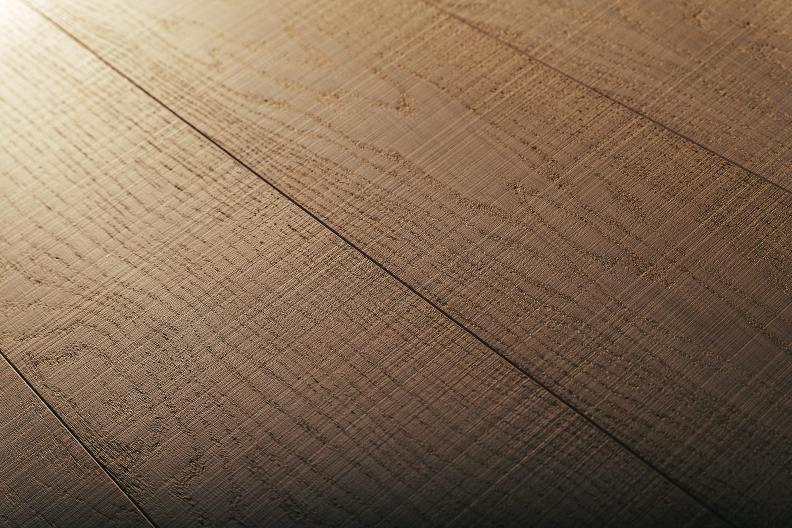 Parquet in rovere chiaro a posa lineare