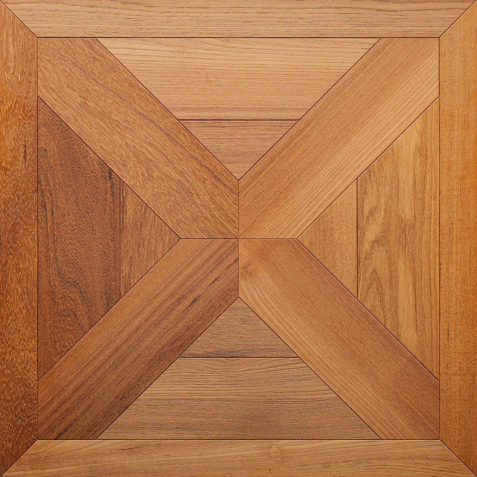 Quadrotta in rovere, modulo quadro geometrico
