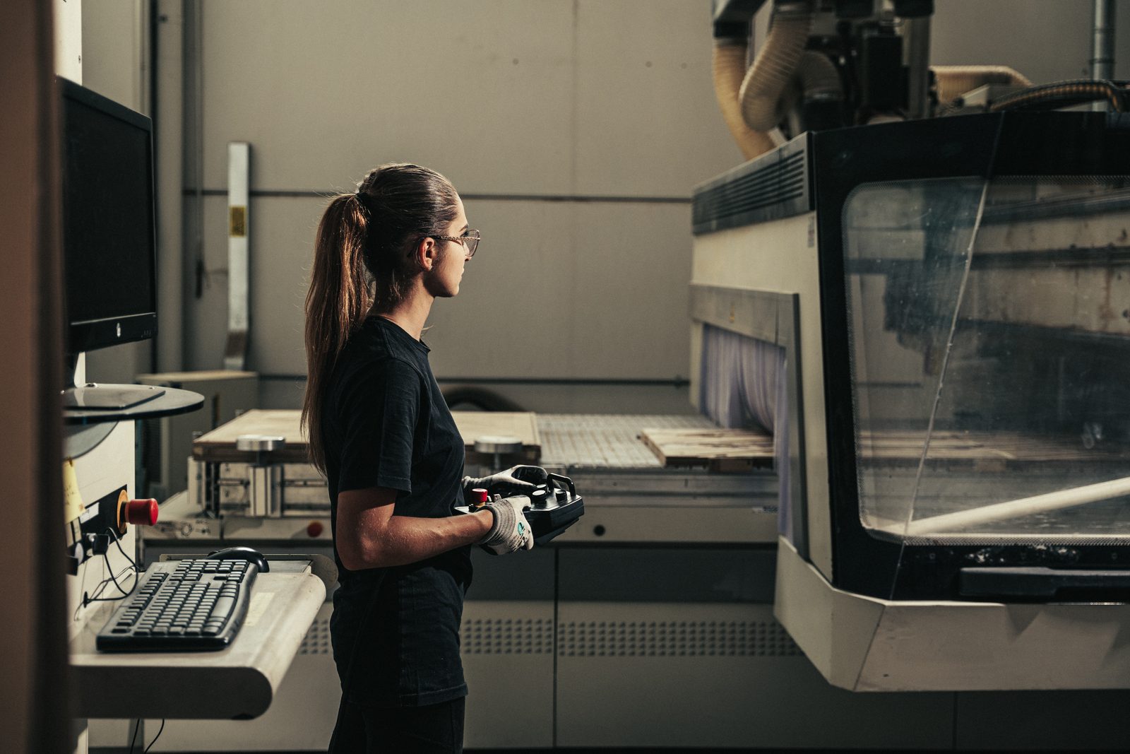 Tecnologia 4.0 per la lavorazione del parquet su misura